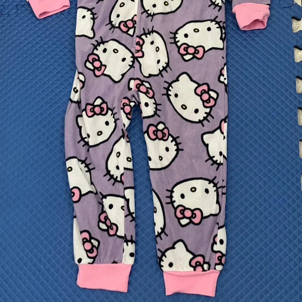 Hello Kitty Hooded One Piece Pajama Sleeper | XS 4-5
